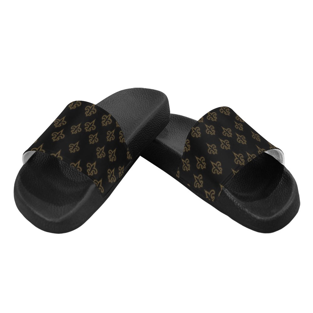 Fleur de Lis Women's Slide Sandals