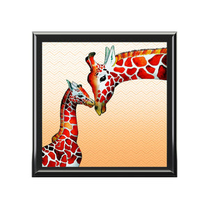 Giraffe Mom Jewelry Box
