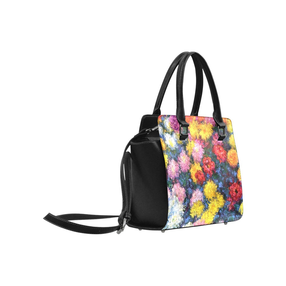 Monet's Carnations Classic Shoulder Handbag