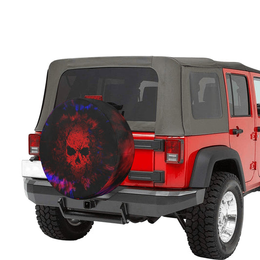 Crimson Chaos Spare Tire Cover (Medium) (16")