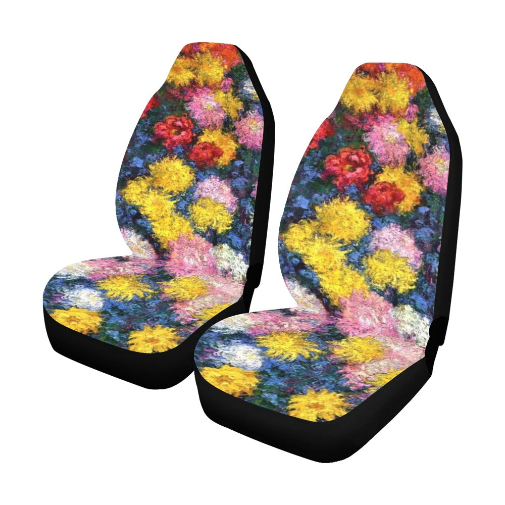 Monet's Carnations Car Seat Covers (Set of 2)