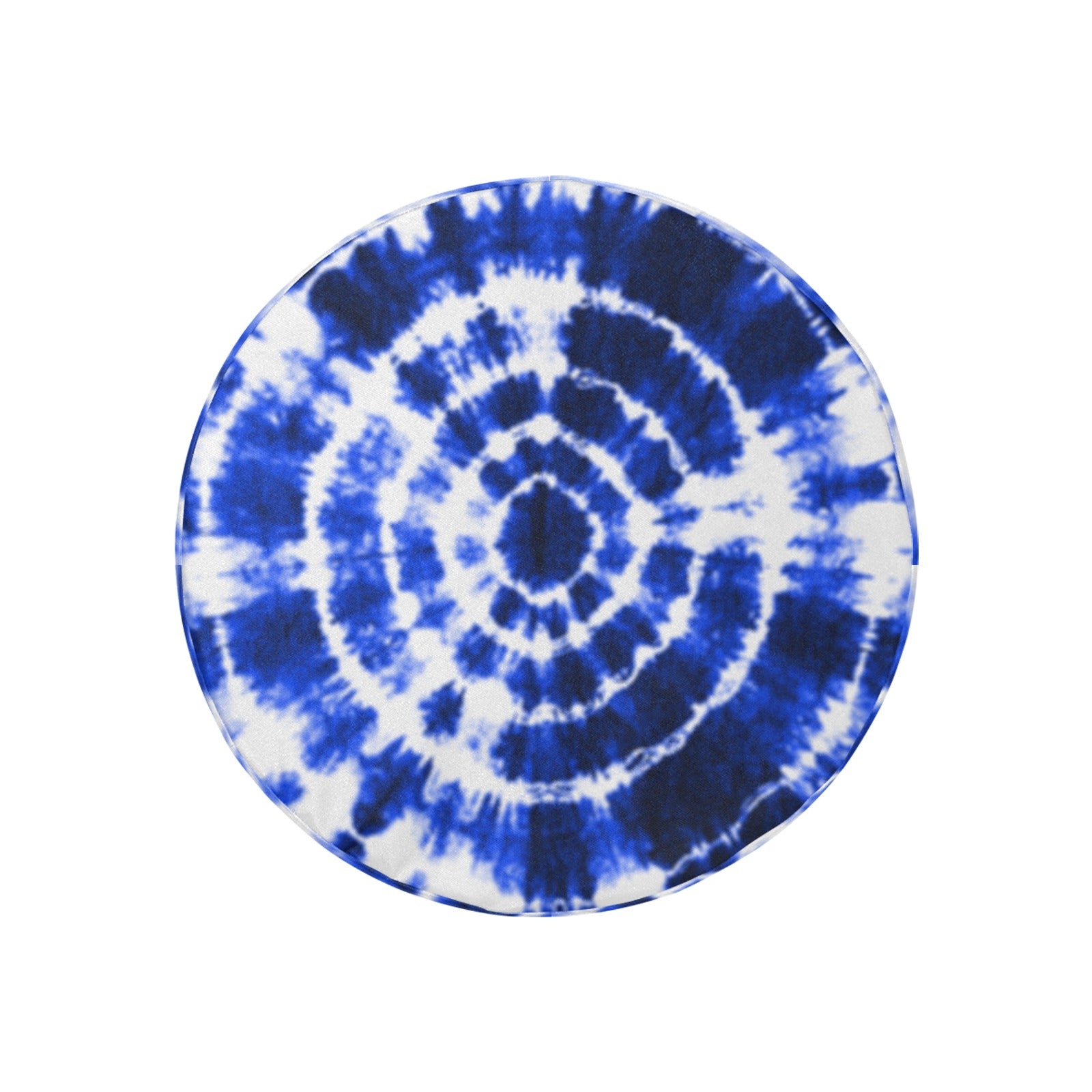 Blue Shibori Tie Dye Spare Tire Cover (Small) (15")