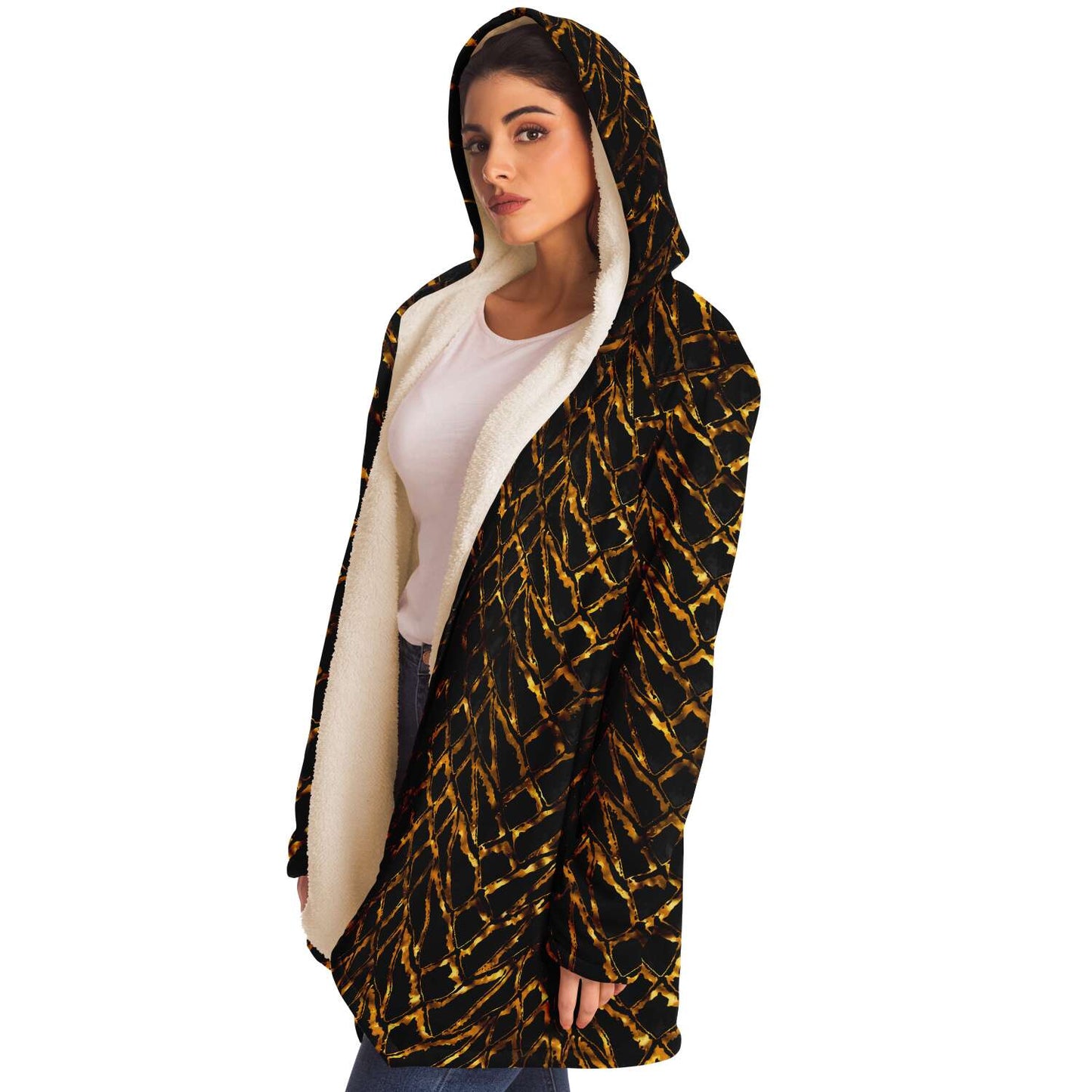 Molten Gold Dragon Scale Cloak