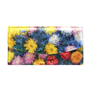 Monet's Carnations Flap Wallet