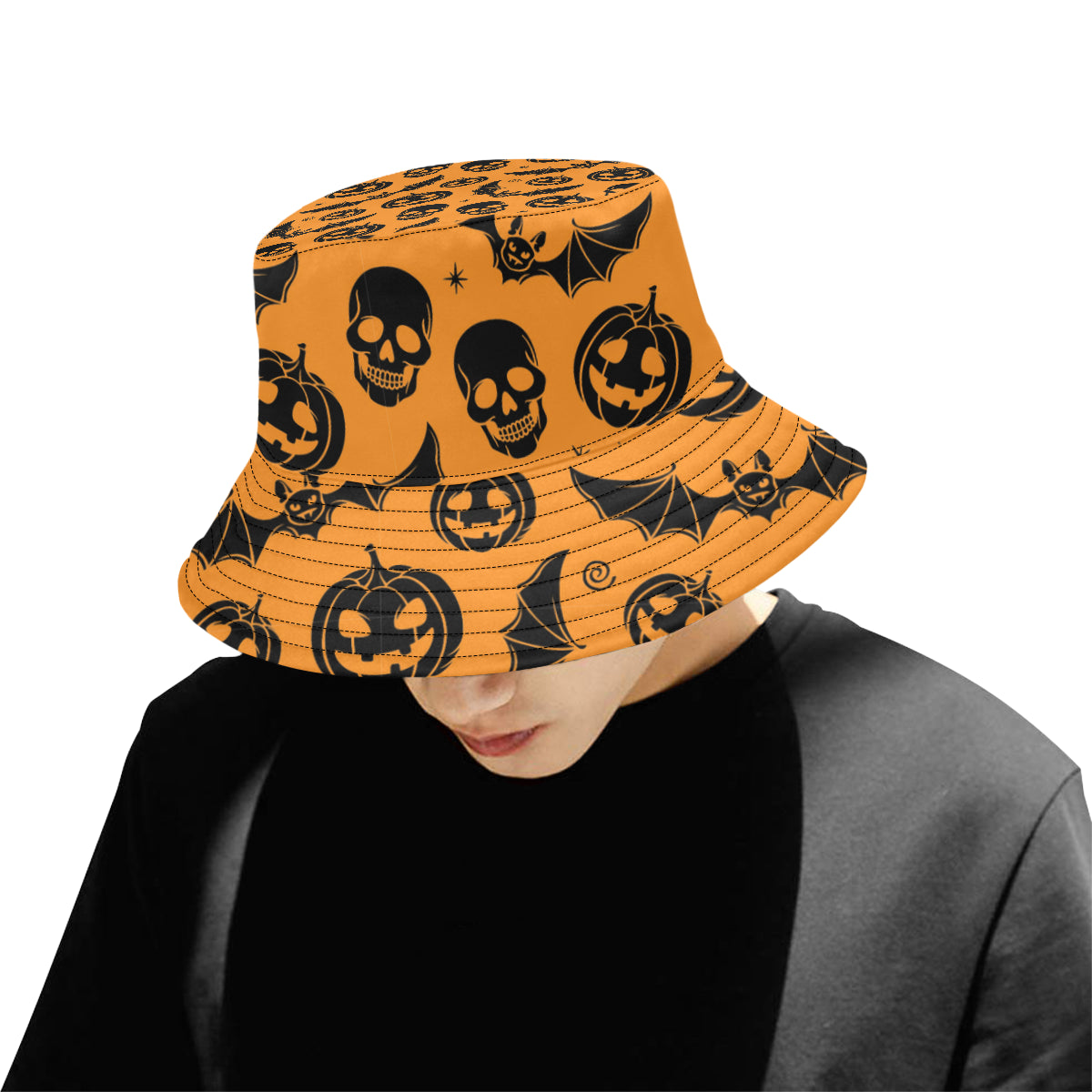 Retro Halloween Bucket Hat