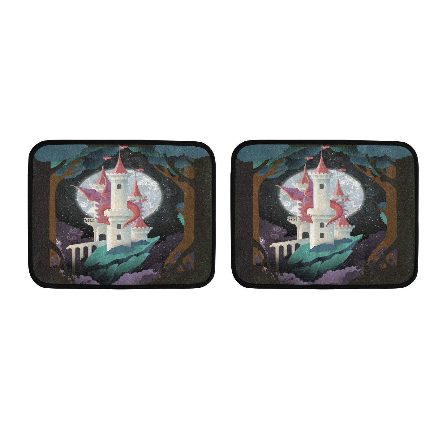 Fairytale Dragon Back Floor Mats (2pcs)