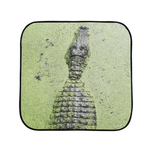 Gator in the Swamp Car Sun Shade(28" x 28")(Two Pieces)