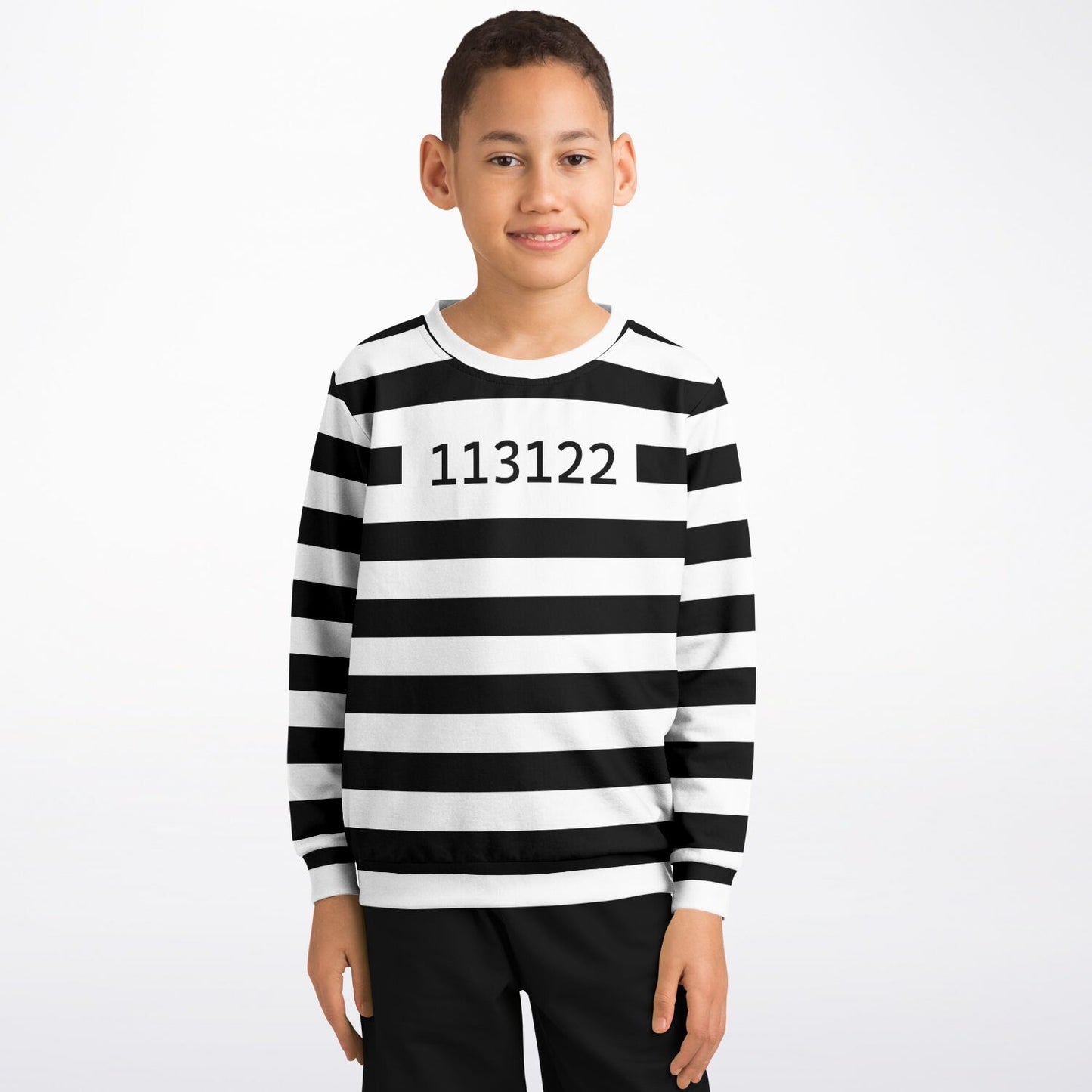 Prison Stripes Youth Sweatshirt