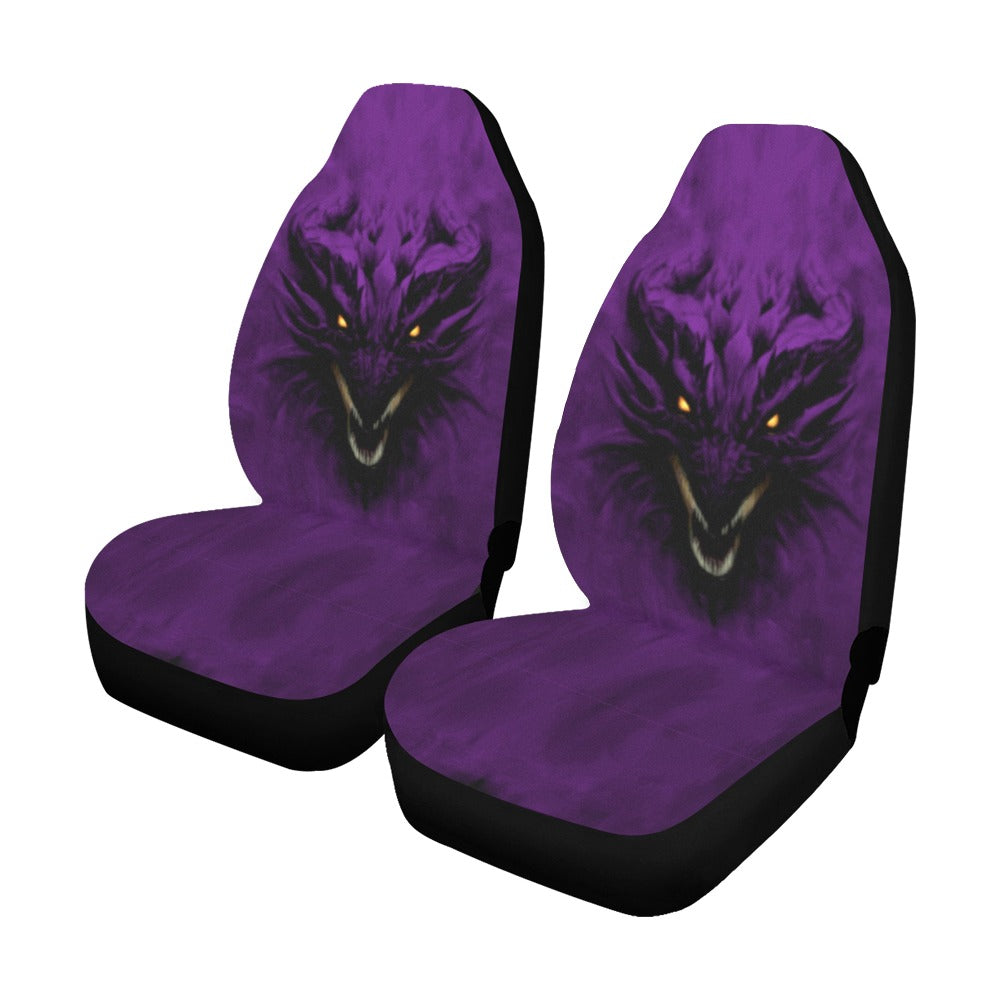 Purple Shadow Dragon Car Seat Covers (Set of 2)