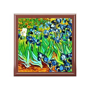 Irises by van Gogh Jewelry Box