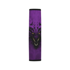 Purple Shadow Dragon Seat Belt Cover 7" x 10"