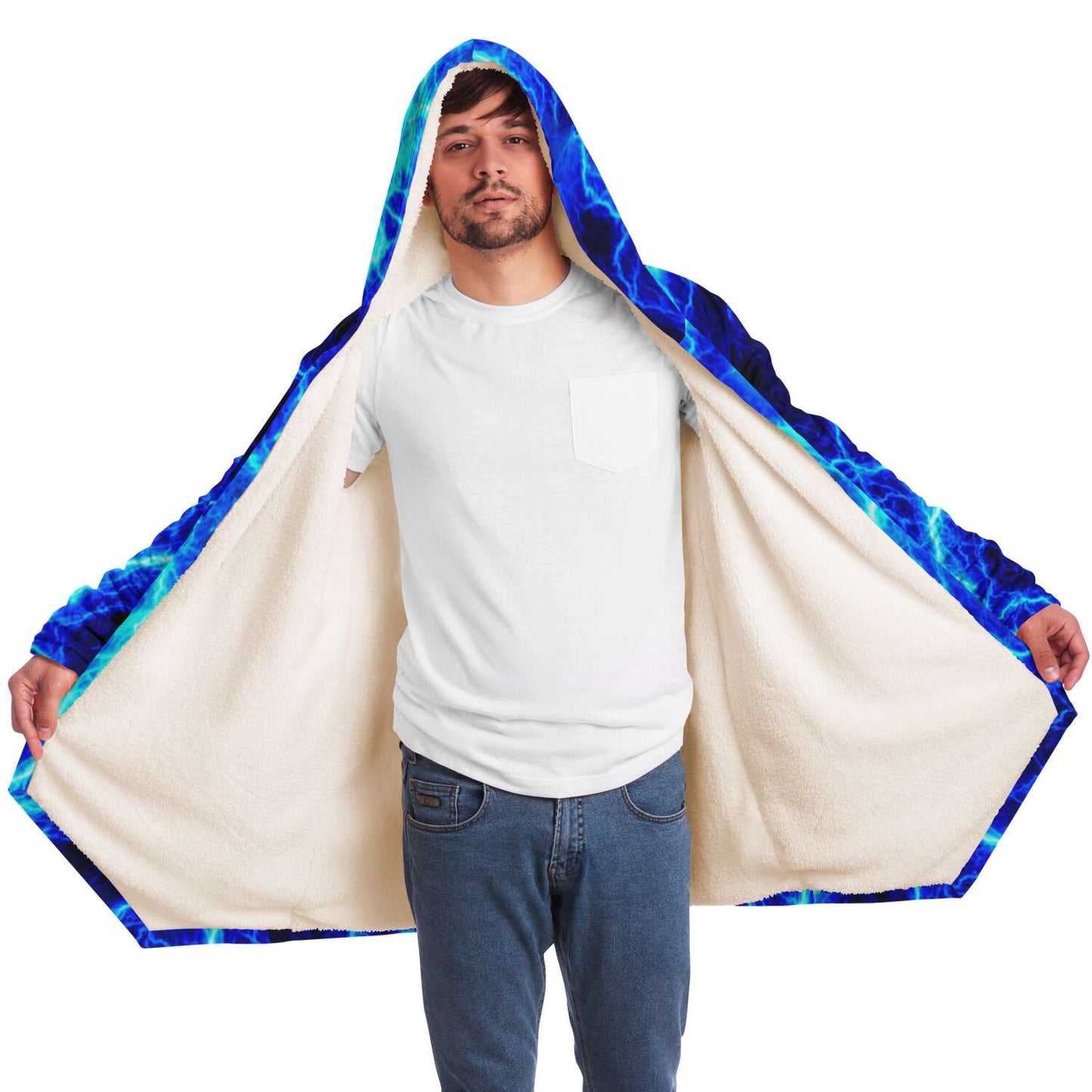 Blue Lightning Cloak