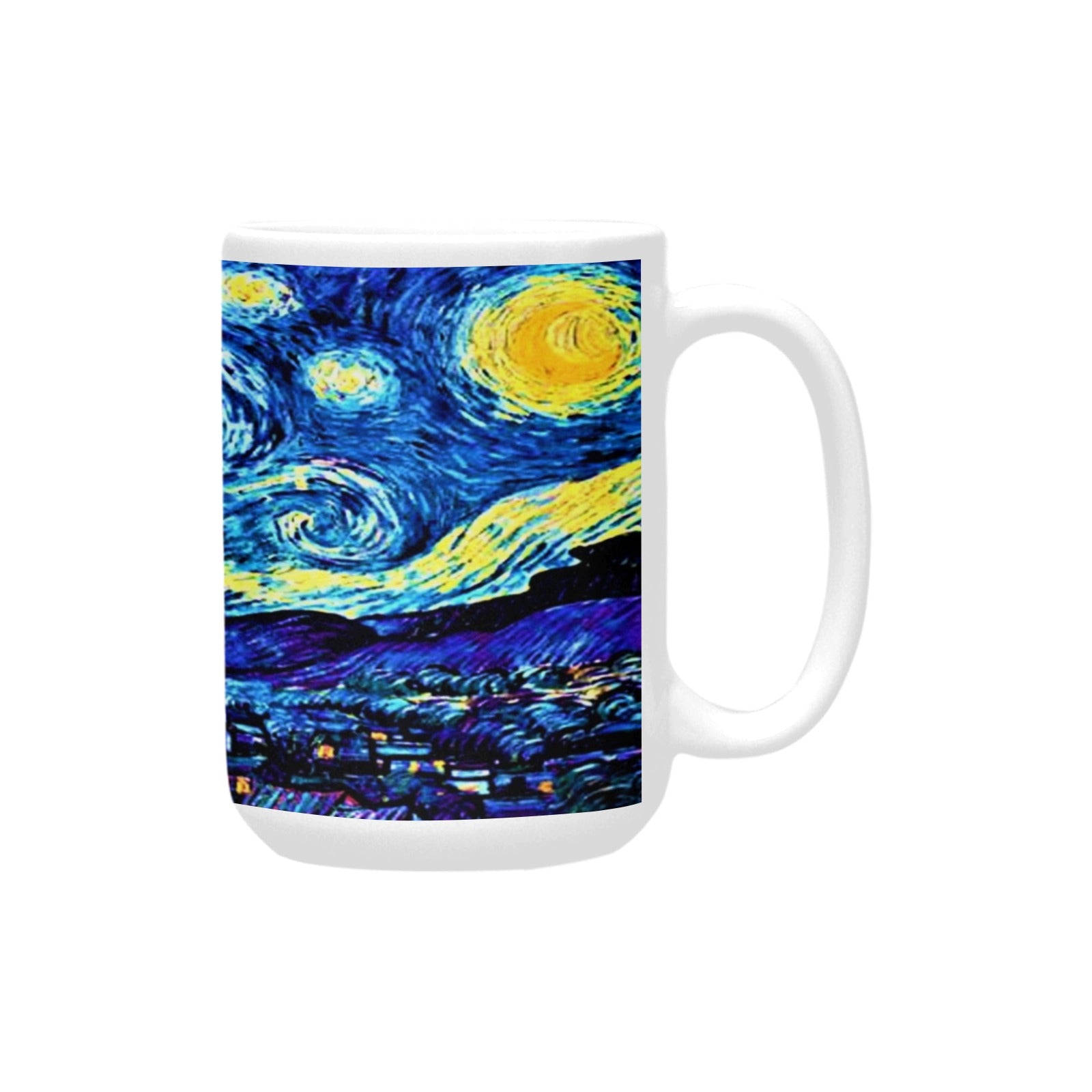 Starry Night 15 oz Ceramic Mug (Made in USA)