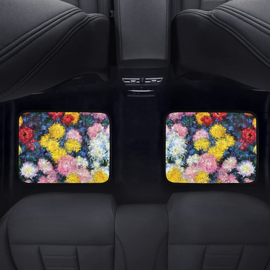 Monet's Carnations Back Floor Mats (2pcs)