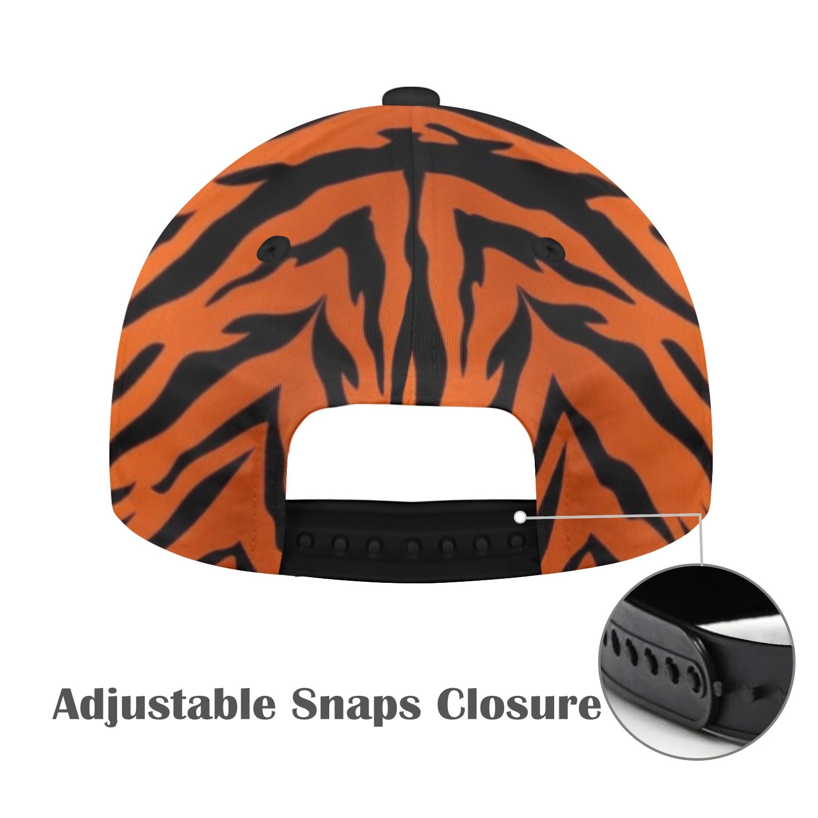Bengal Tiger Stripe Snapback Cap