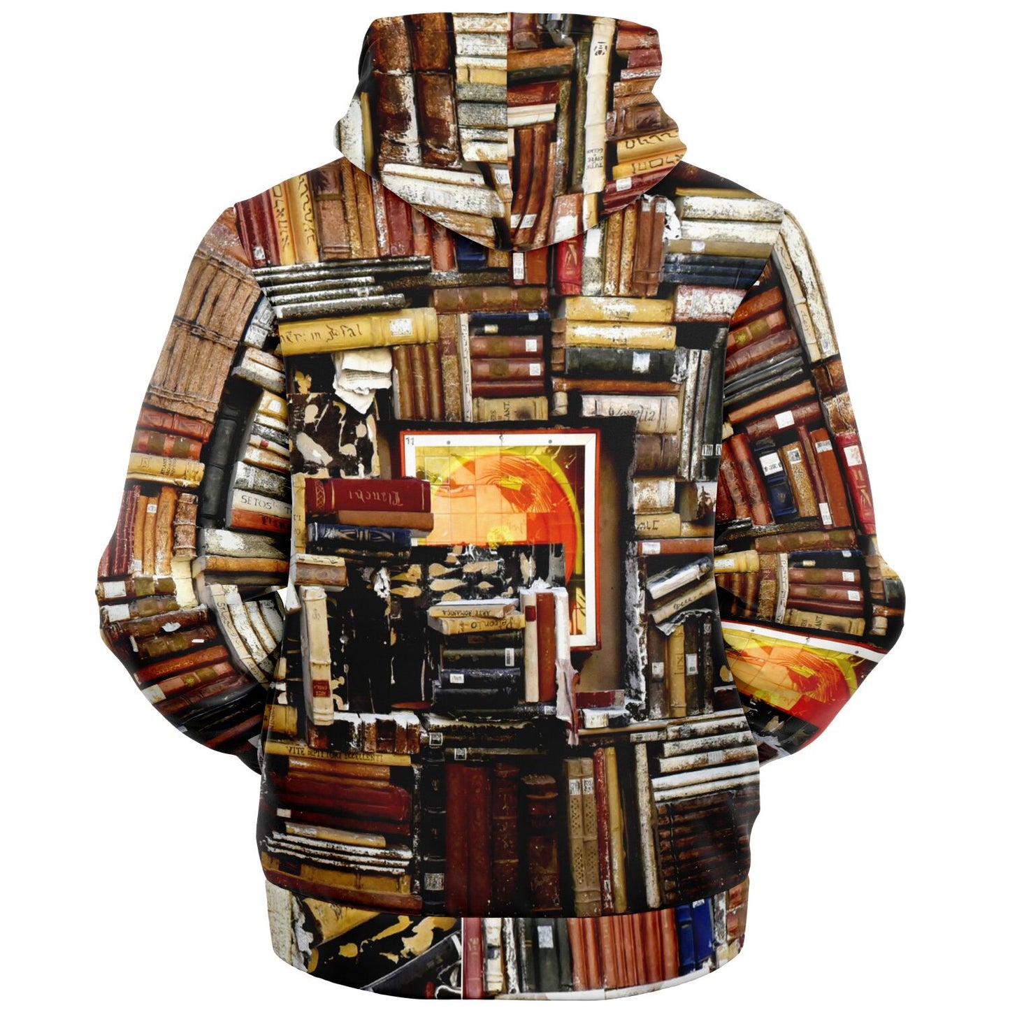 Bibliophile Zip Up Microfleece Hoodie