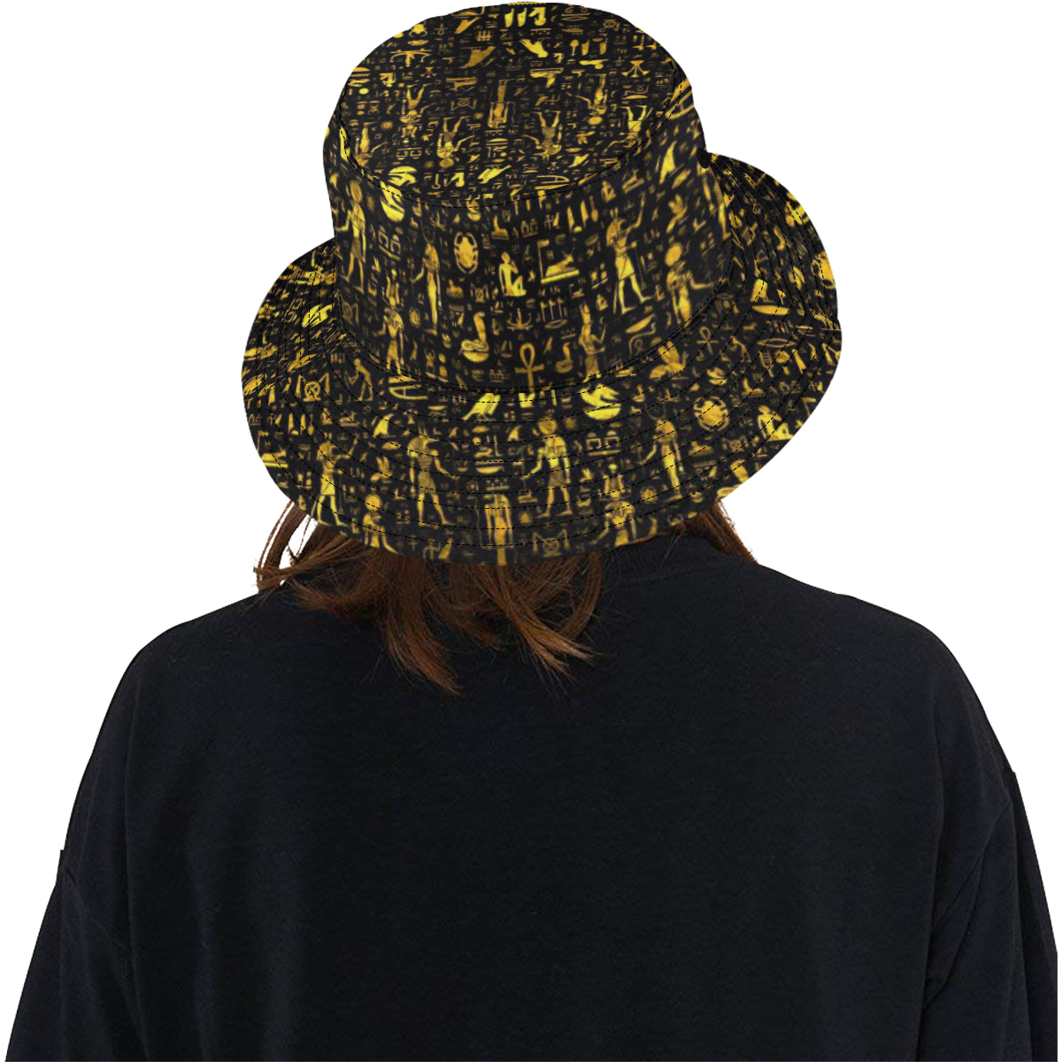 Egyptian Hieroglyph Bucket Hat