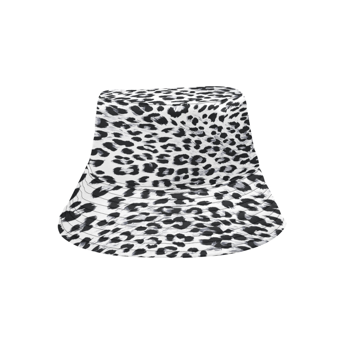 Snow Leopard Print Bucket Hat