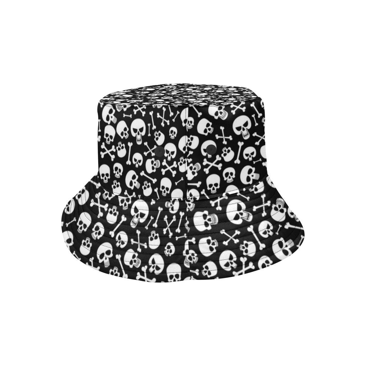 Skulls & Crossbones Retro Bucket Hat