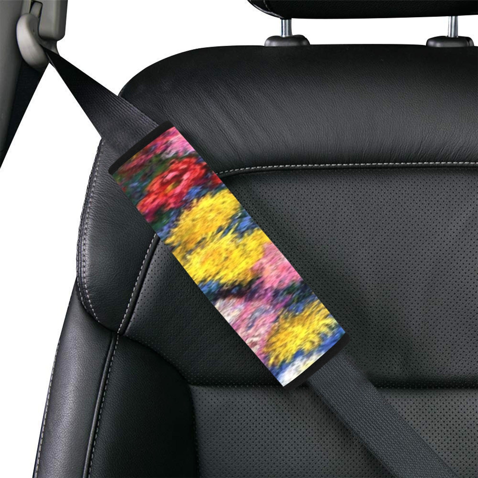 Monet's Carnations Car Seat Belt Small Cover 7" x 8.5"