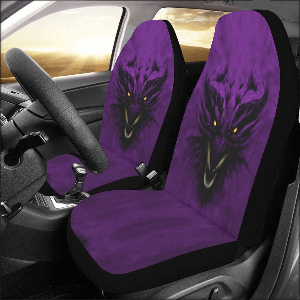 Purple Shadow Dragon Car Seat Covers (Set of 2)