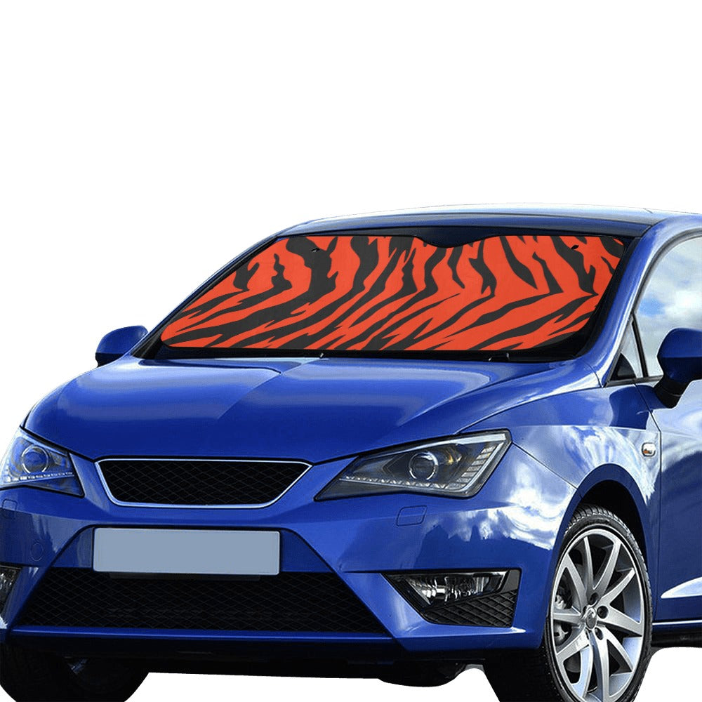 Bengal Tiger Stripe Auto Sun Shade 55" x 29.53"