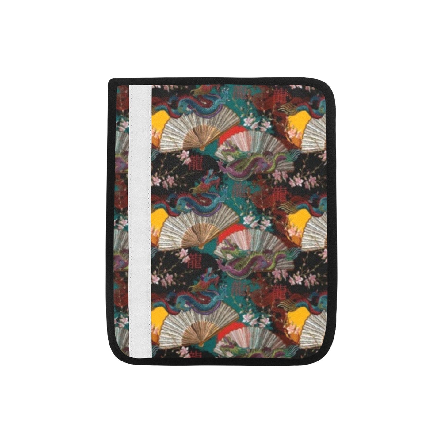 Dragons and Fans Car Seat Belt Cover 7" x 8.5"