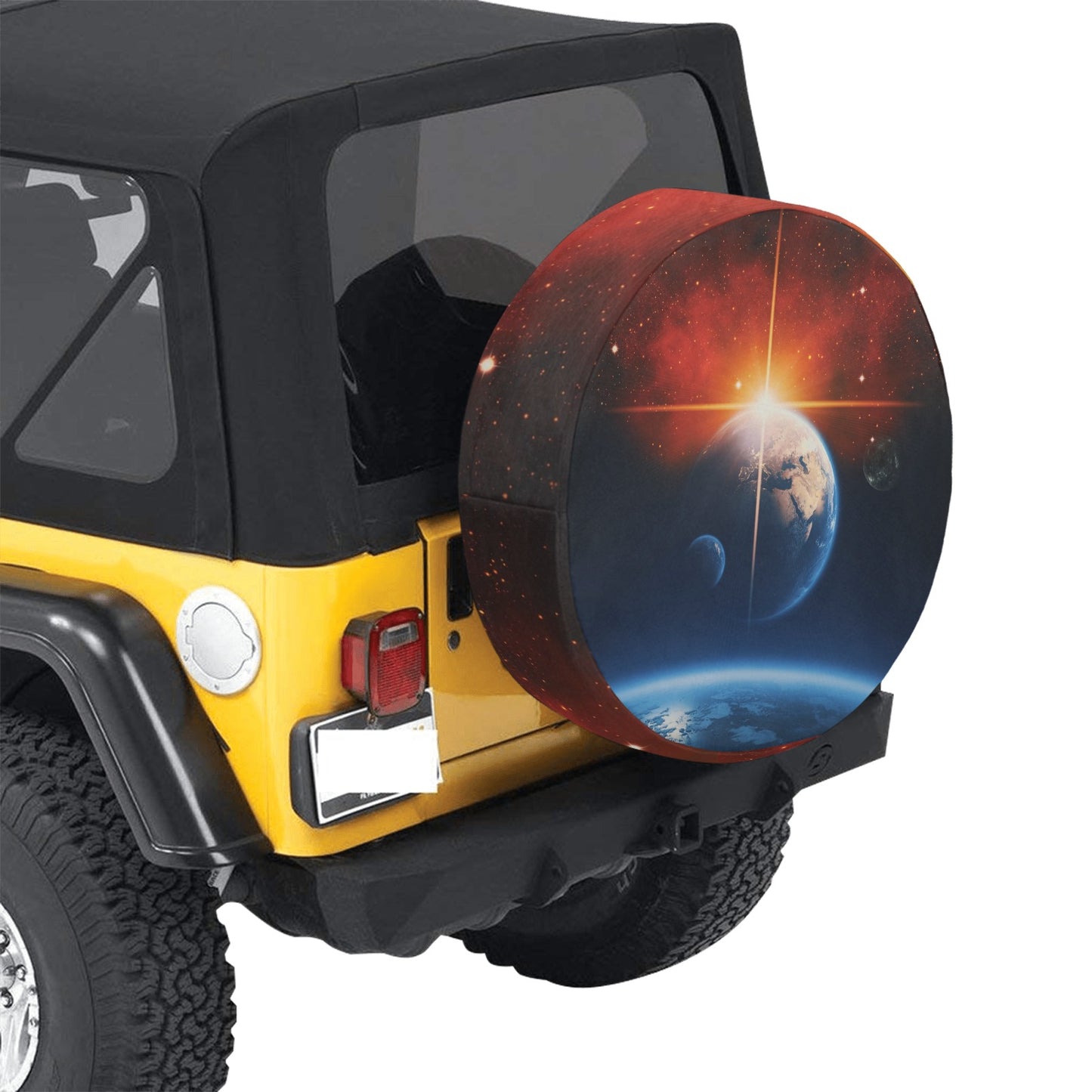 Beautiful Planet Spare Tire Cover (Medium) (16")