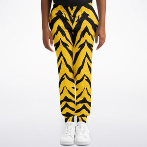 Black and Gold Tiger Stripes Youth Joggers