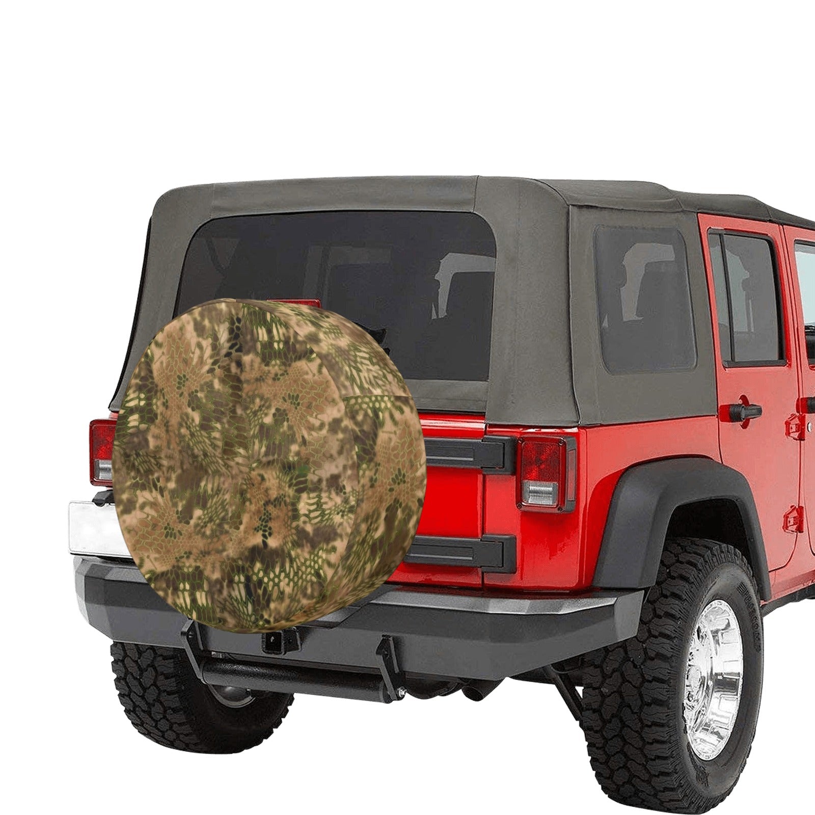 Dry Country Camo Spare Tire Cover (Large) (17")