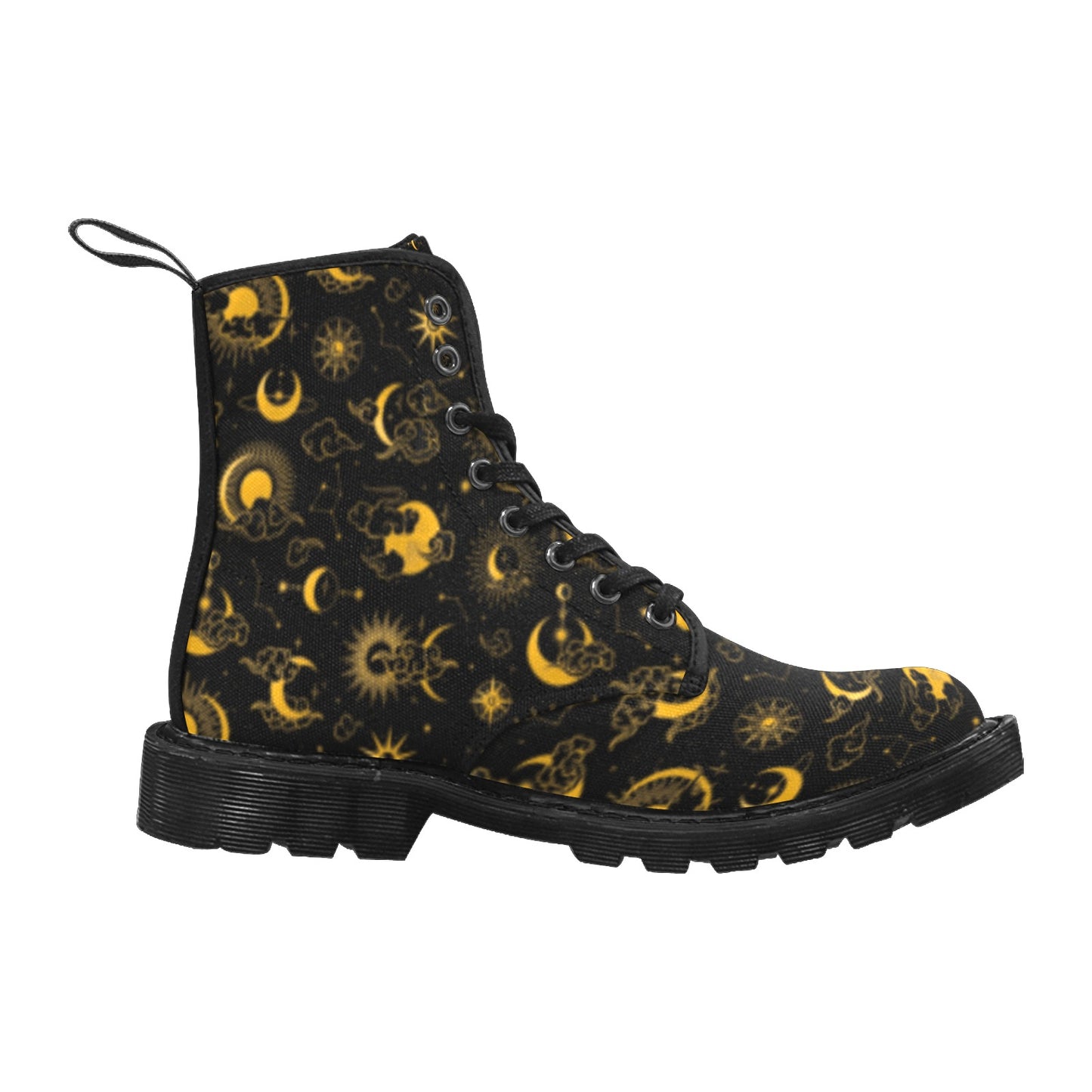 Sun and Moon Women's Canvas Boots