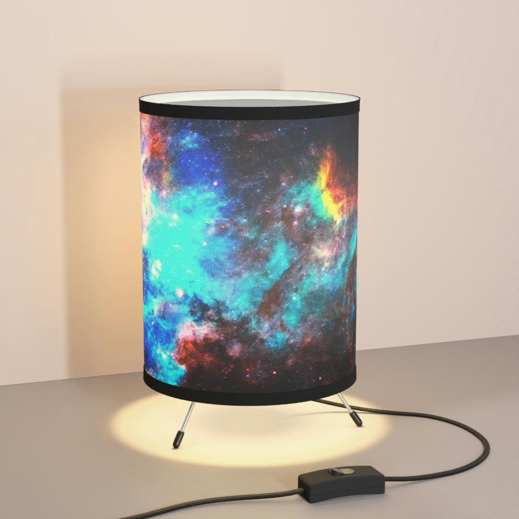 Colorful Nebula Tripod Lamp