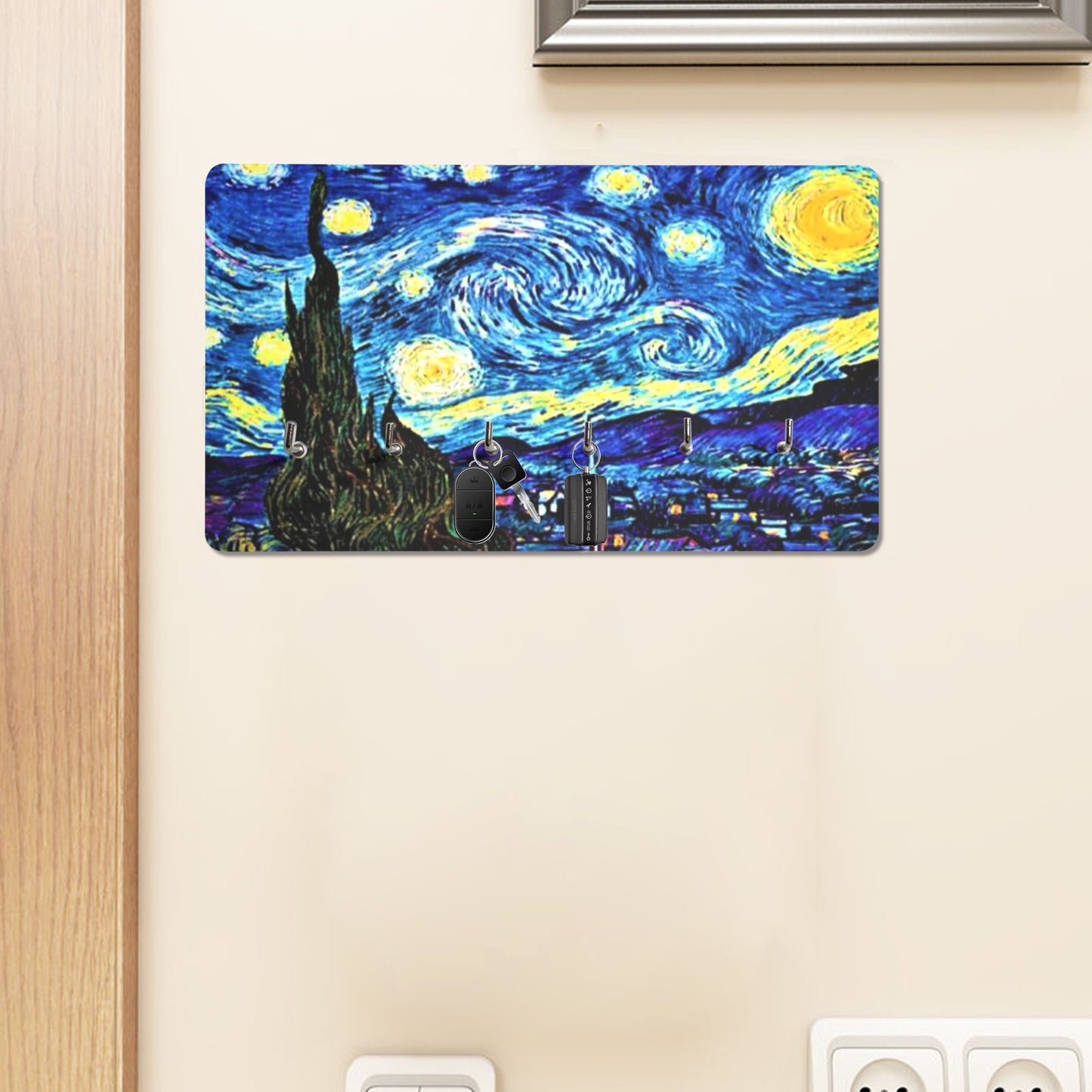 Starry Night Wall Mounted Decor Key Holder