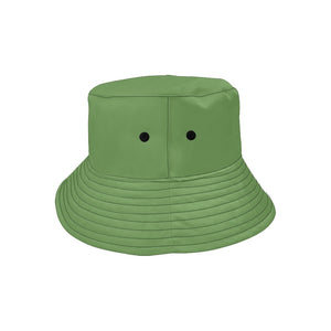 Llama Security Green Printed Bucket Hat