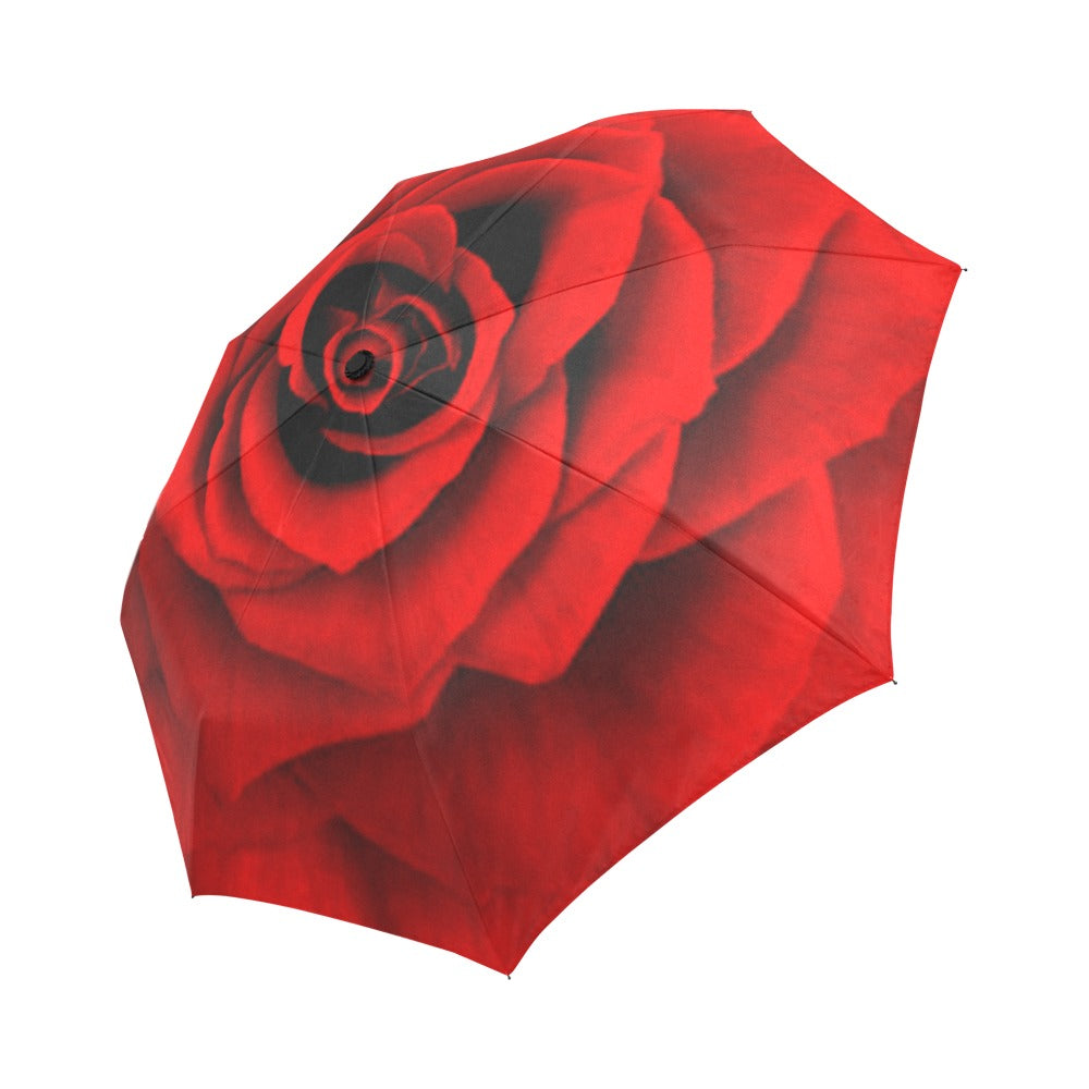 Rose Automatic Foldable Umbrella