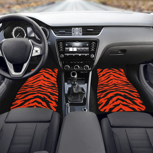 Bengal Tiger Stripe Front Floor Mats (2pcs)