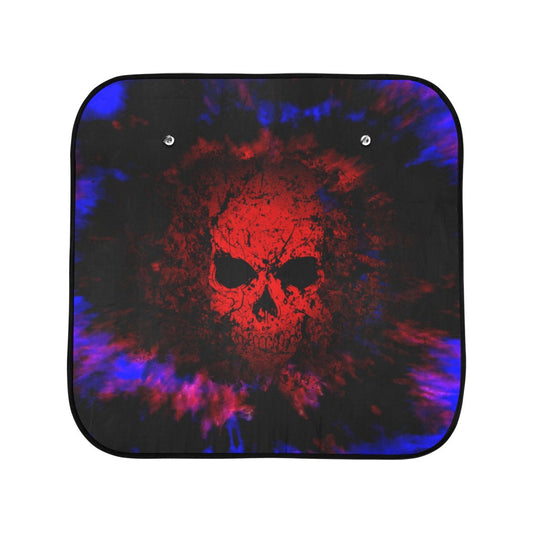 Crimson Chaos Auto Sun Shade (28" x 28") (Two Pieces)