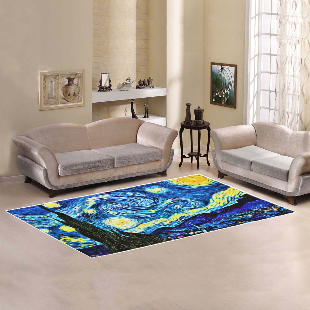 Starry Night Area Rug 7' x 3.2'