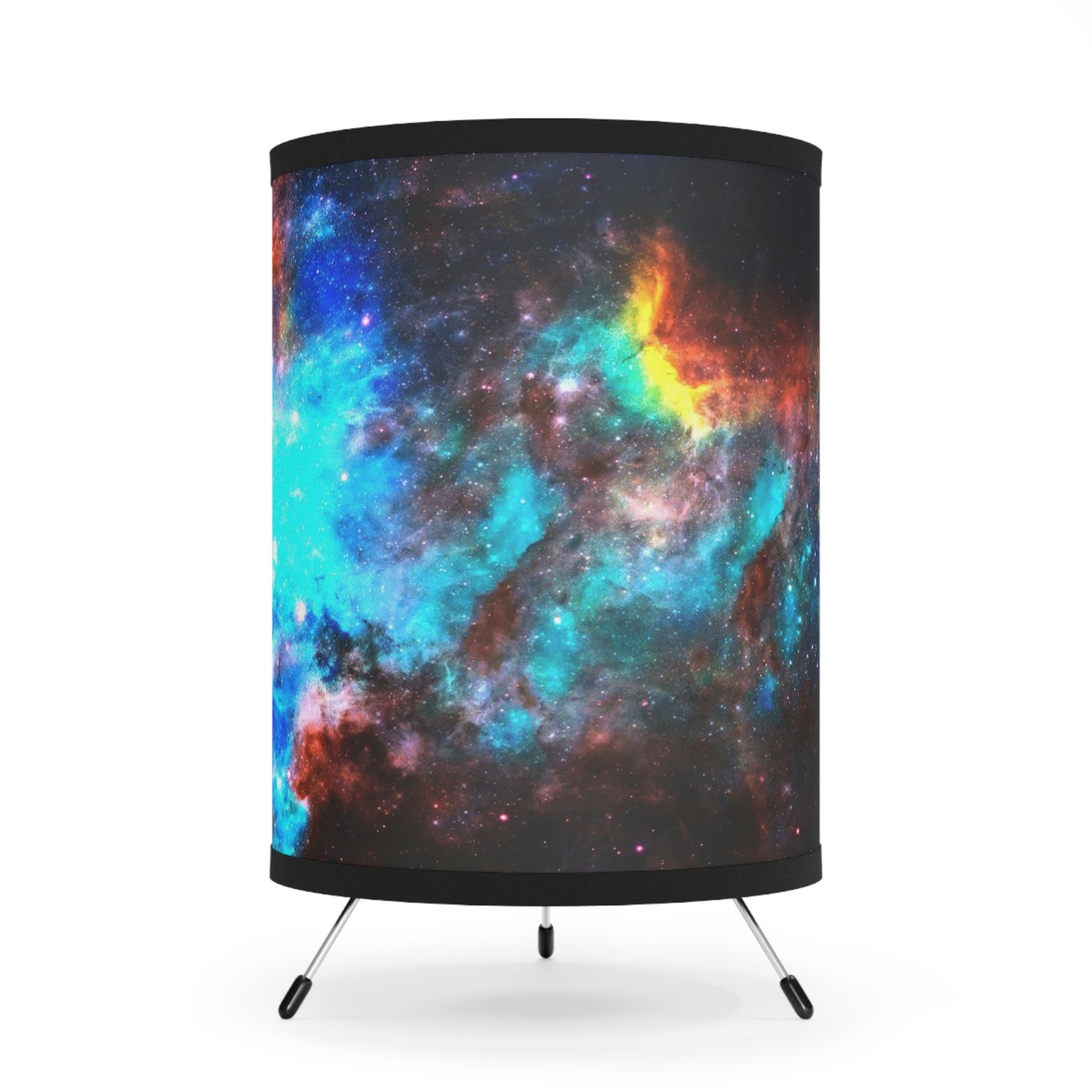 Colorful Nebula Tripod Lamp