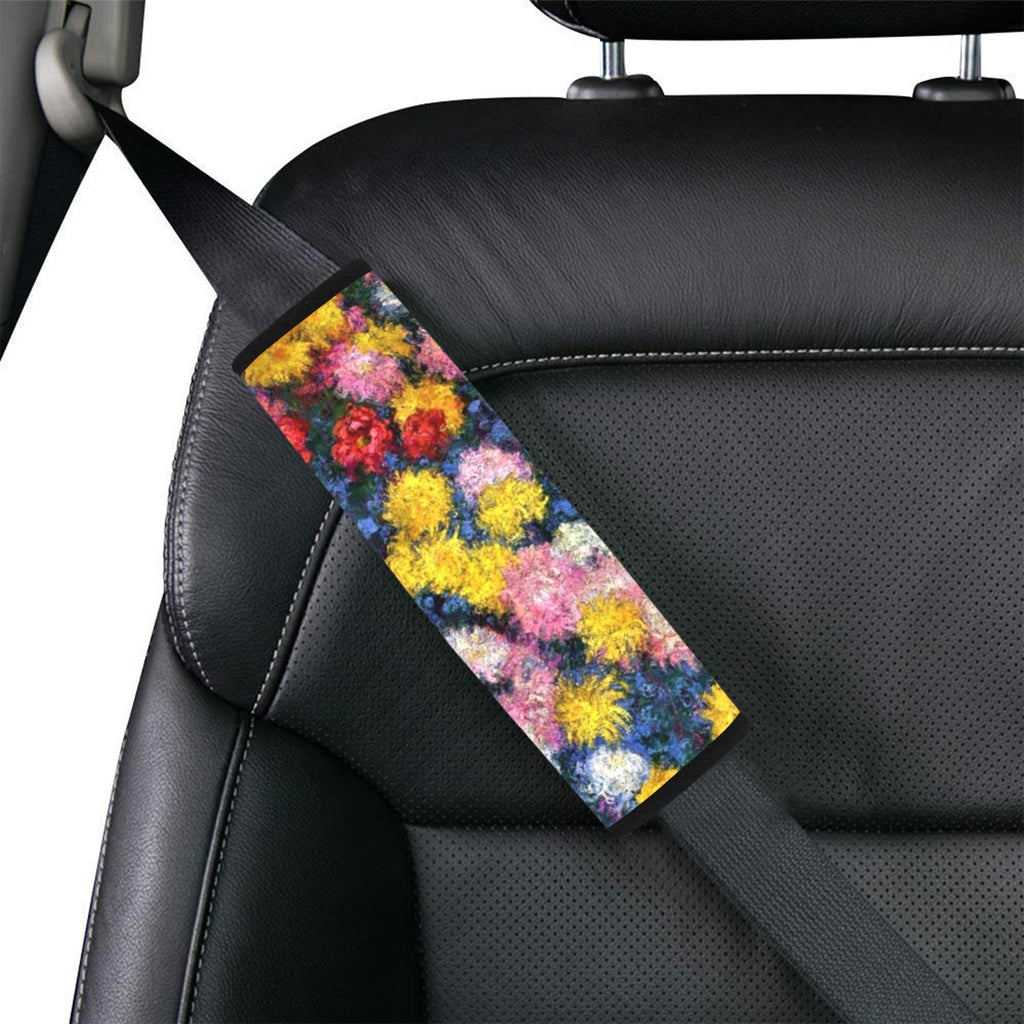 Monet's Carnations Car Seat Belt Medium Cover 7" x 10"