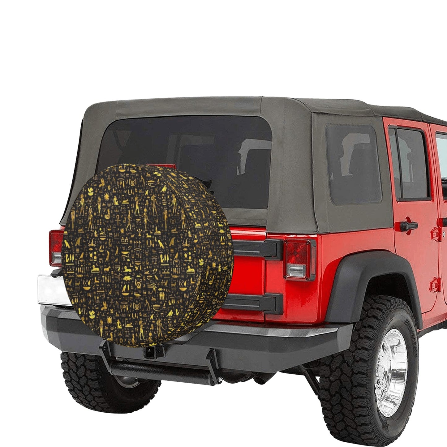 Drive Like an Egyptian Spare Tire Cover (Large) (17")