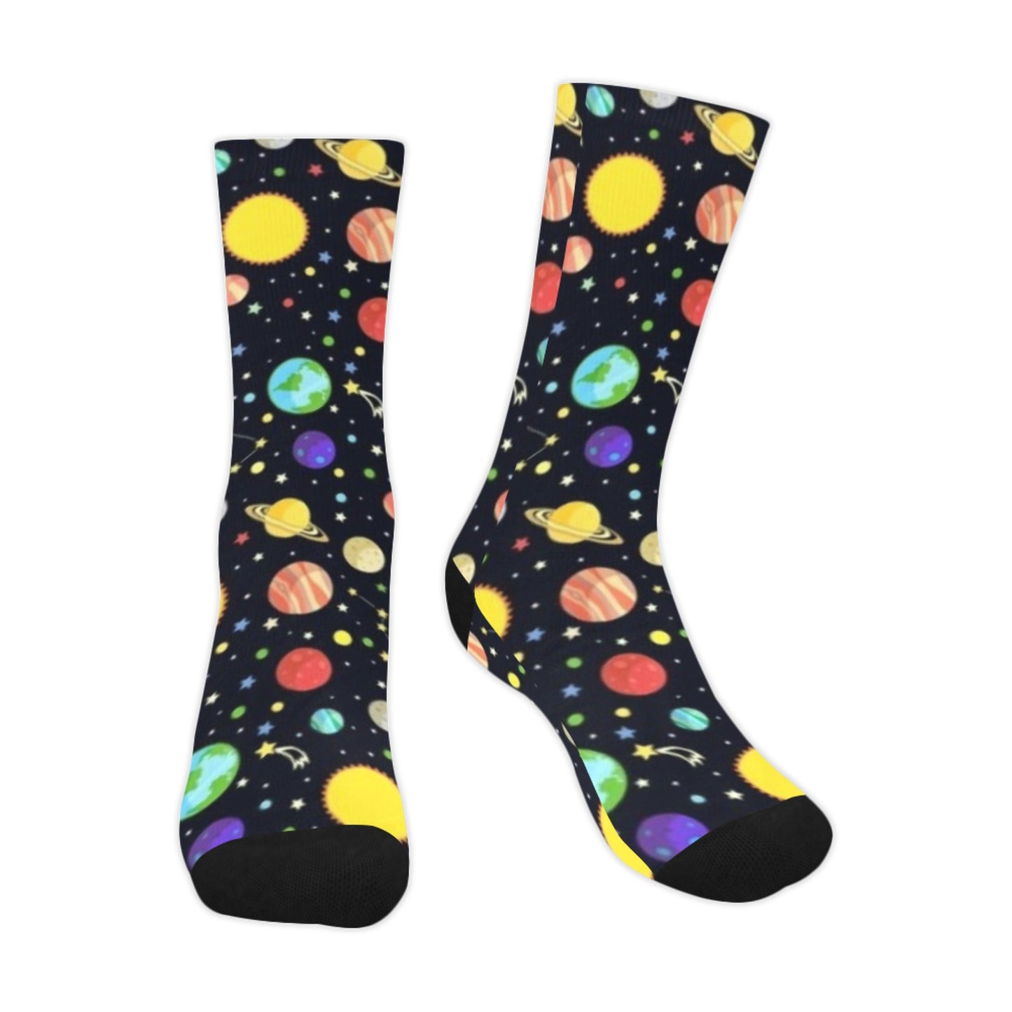 Solar System Sublimated Crew Socks