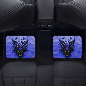 Blue Shadow Dragon Back Car Floor Mat (2pcs)