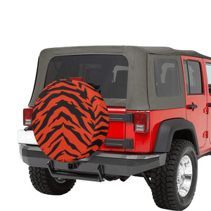 Bengal Tiger Stripe Spare Tire Cover (Medium) (16")
