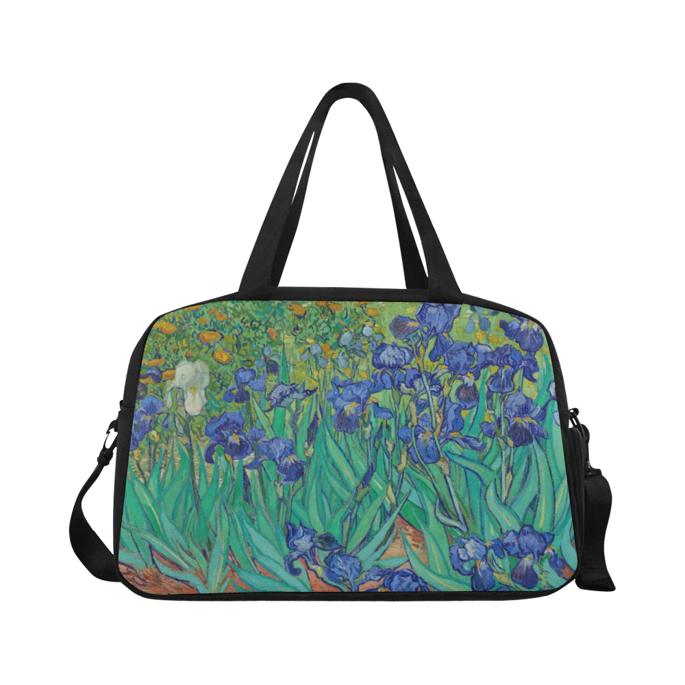 Irises by van Gogh Tote and Cross-body Travel Bag