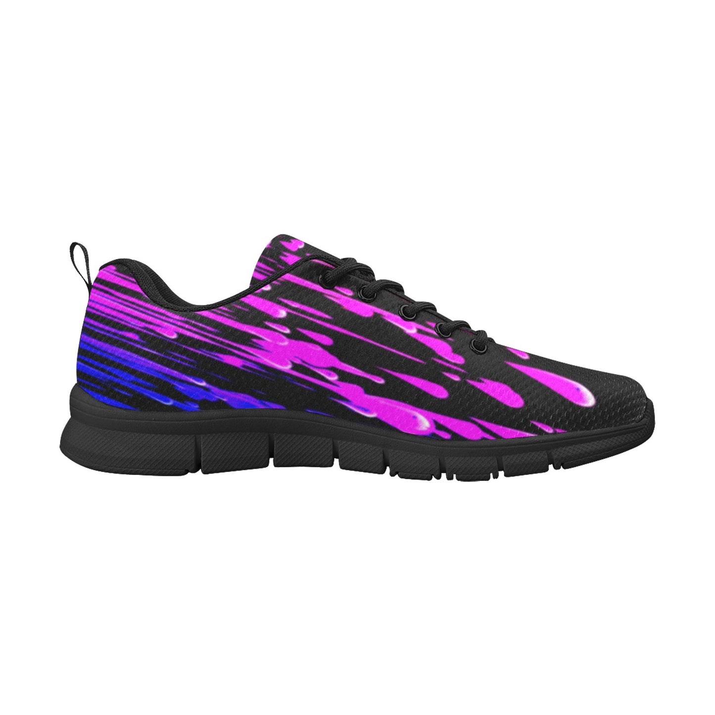 Rainbow Drip Men's Breathable Sneakers