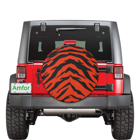 Bengal Tiger Stripe Spare Tire Cover (Small) (15")