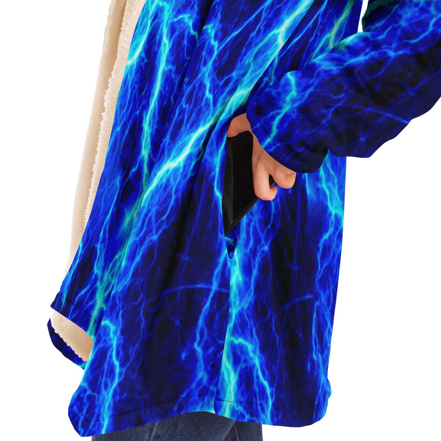 Blue Lightning Cloak