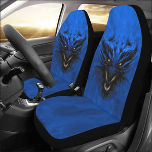 Rich Blue Shadow Dragon Bucket Seat Covers (Set of 2)