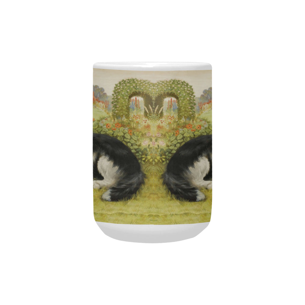 Blissful Feline 15 Oz Ceramic Mug Ceramic Mug (Made In USA)